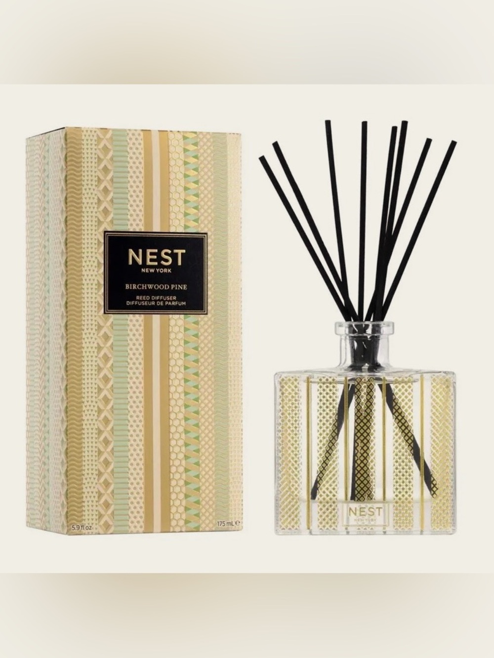 Nest~Birchwood Pine Reed Diffuser/5.9 fl oz/NIB! NWT! SEALED! Exp: 09/02/2027!